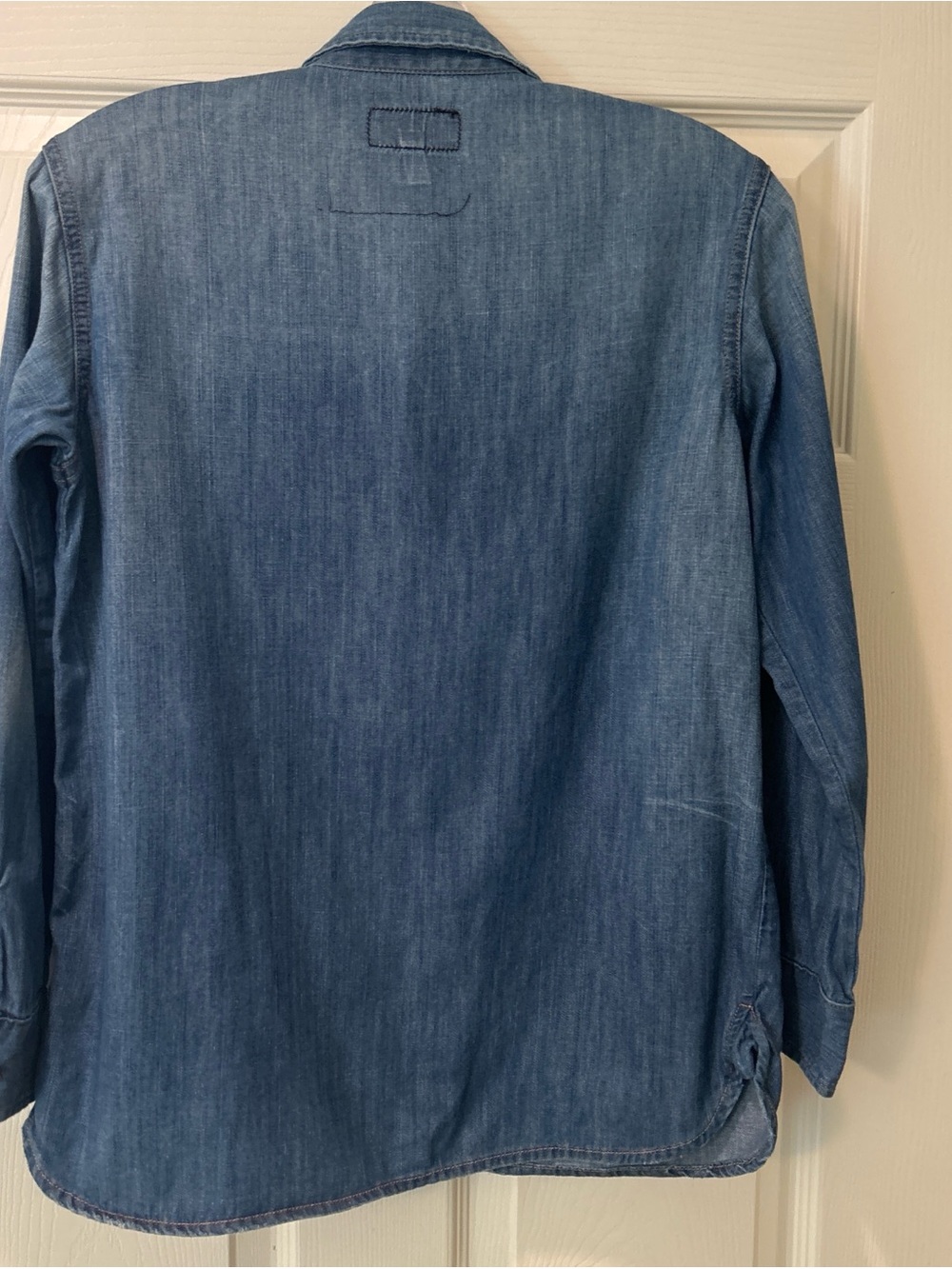 Current Elliott Denim Utility Button-Front shirt/Jacket - Blue - Picture 2 of 4